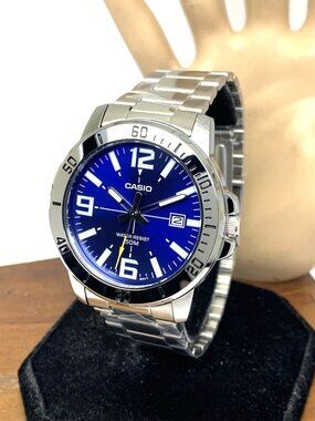 Casio | Accessories | Casio Wave Ceptor Watch Men Silver  display picture 2